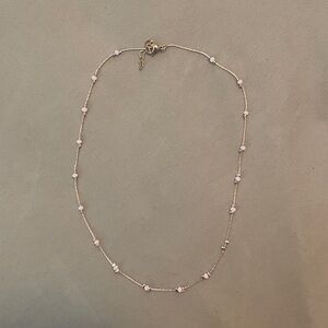 Brandy Melville Pink Beaded Dainty Necklace